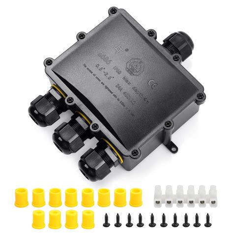 outdoor waterproof ip65 cable wire connector junction box|Amazon.com: Outdoor Waterproof Junction Box.